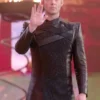 Spock Star Trek Strange New Worlds Black Leather Coat