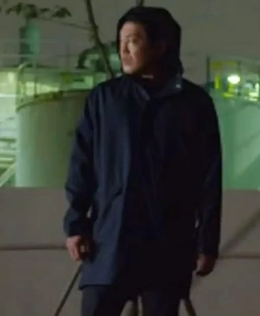 Squid Game S01 Jang Deok Su Black Coat