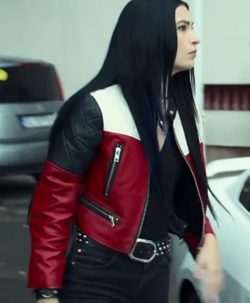 Subteran S01 Irina Artenii Multicolor Leather Jacket