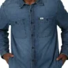 Superman and Lois S04 Clark Kent Blue Denim Shirt For Sale