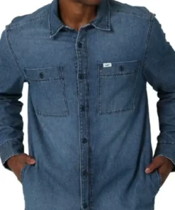 Superman and Lois S04 Clark Kent Blue Denim Shirt For Sale