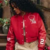 Teyana Taylor Red Varsity Jacket