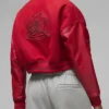 Teyana Taylor Rose Red Varsity Jacket