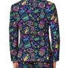 Thanksgiving Las Vegas Print Men Suit for Sale