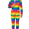 Thanksgiving Rainbow Color Print Suit