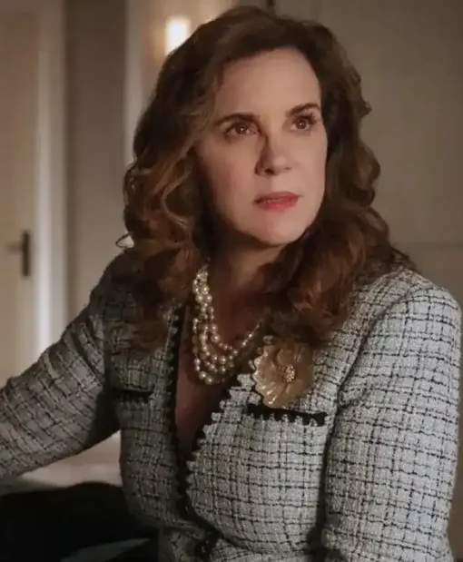 The Afterparty Elizabeth Perkins Tweed Blazer