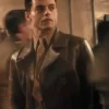 The Amateur Rami Malek Leather Brown Jacket
