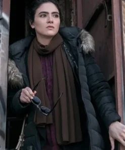 The Night Agent S02 Noor Puffer Hooded Jacket