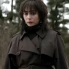The Penguin 2024 Cristin Milioti Brown Trench Coat