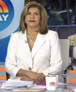 The Today Show Hoda Kotb Pinstripe Suit