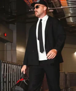 Travis Kelce Striking Black Blazer