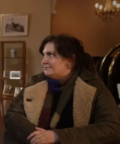 Treasure-2024-Lena-Dunham-Green-Shearling-Coat