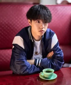 Troll Factory Kim Dong-hwi Blue Varsity Jacket