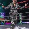 WWE Monday Night RAW 2025 Seth Rollins Sequin Floral Suit