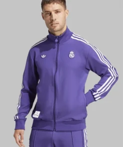 Adidas Real Madrid Terrace Icons Purple Track Jacket
