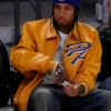 American Rapper Tyga Yellow Bomber Leather Jacket