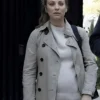 Based On A True Story 2023 Kaley Cuoco Grey Peacoat