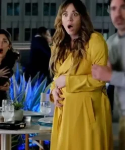 Based On A True Story 2023 Kaley Cuoco Yellow Coat