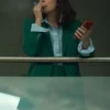 Black Mirror S06 Annie Murphy Green Suit For Sale