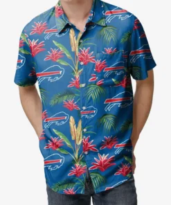 Buffalo Bills Victory Vacay Button Up Shirt
