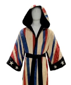 Buy Now Adonis Creed 3 Michael B. Jordan American Flag Robe For Men And Women