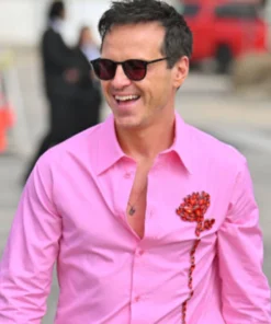 Buy Now Andrew Scott 2025 Film Independent Spirit Awards Pink Floral Shirt For Unisex