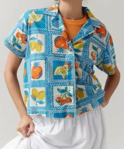 Buy Now Ava High Potential Season 01 Amirah J Short Sleeve Fruits Printed Shirt For Unisex