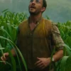 Buy Now Dr. Henry Loomis Movie Jurassic World Rebirth 2025 Jonathan Bailey Brown Cotton Vest For Unisex