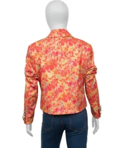 Buy Now Elsbeth Tascioni TV-Series Elsbeth Season 02 Carrie Preston Floral Cropped Blazer For Unisex
