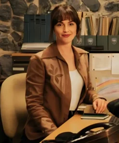 Buy Now Good Cop Bad Cop 2025 Leighton Meester Brown Floral Jacket For Men And Women