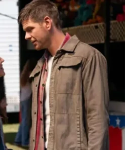 Buy Now Jon Beavers Paradise 2025 Billy Pace Grey Cotton Field Jacket For Unisex