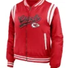Buy Now Kansas City Chiefs 2024 Super Bowl Taylor Swift Red Bomber Jacket For Unisex