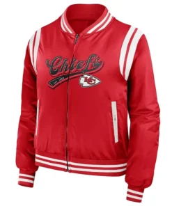 Buy Now Kansas City Chiefs 2024 Super Bowl Taylor Swift Red Bomber Jacket For Unisex