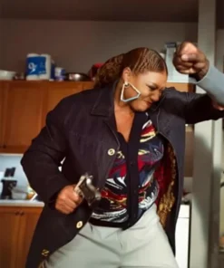 Buy Now Robyn McCall TV-Series The Equalizer Season 05 Queen Latifah Blue Denim Coat For Unisex