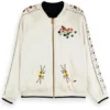 Buy Now Rochenda Sandall Amandaland Fi White Bomber Jacket For Men And Women
