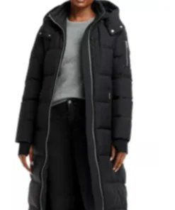 Buy Now Sarah Truong Hudson And Rex Season 07 Mayko Nguyen Black Puffer Trench Coat For Unisex