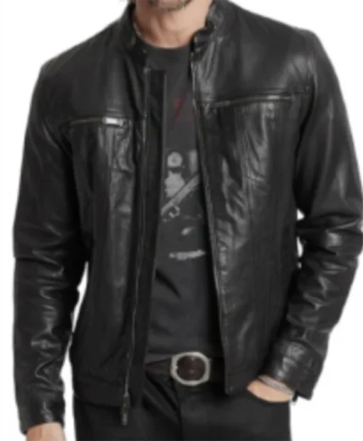 Buy Now Sean Dominic TV-Series The Young And The Restless 2025 Nate Hastings Leather Jacket For Unisex
