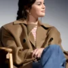 Buy Now Selena Gomez Film Emilia Pérez 2024 Jessi Oversize Brown Trench Coat For Unisex