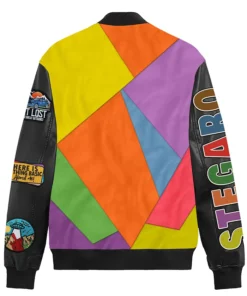 Buy Now Stegaro Picasso Bomber Leather Jacket For Men And Women