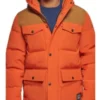 Buy Now Utkarsh Ambudkar TV-Series Ghosts US Season 03 Jay Orange Parka Coat For Unisex