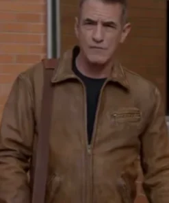 Chicago Fire S13 Dom Pascal Brown Leather Jacket