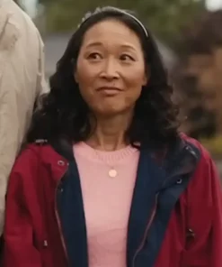 Debbie Fan Movie 2023 Joy Ride Jenny Chen Cotton Red Jacket