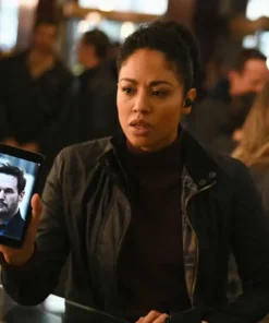 Debris Finola Jones Black Cotton Jacket