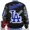 Dodgers Black Magic Johnson Varsity Letterman Jacket