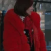 Elsbeth S02 Carrie Preston Red Parka Coat
