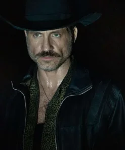 Emilia Pérez 2024 Edgar Ramírez Leather Jacket