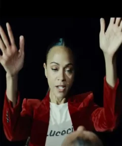 Emilia Pérez 2024 Zoe Saldana Velvet Blazer