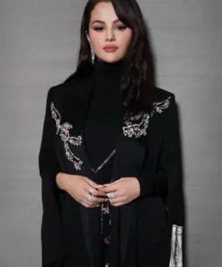 Emilia Perez Selena Gomez Screening London Cape Coat
