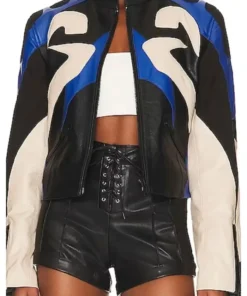 Get Now The Real Housewives of Salt Lake City Whitney Rose Multicolor Leather Jacket