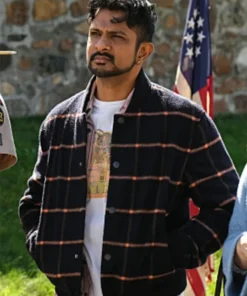 Ghosts US S04 Jay Black Plaid Jacket